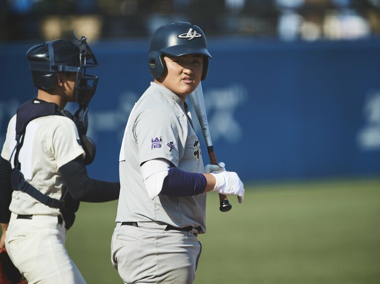 花巻東1年・佐々木麟太郎 ©Yuki Suenaga