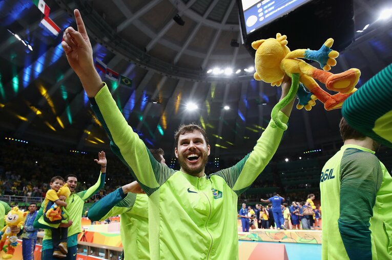 リオ五輪で金メダルを喜ぶブルーノ・レゼンデ　©Getty Images