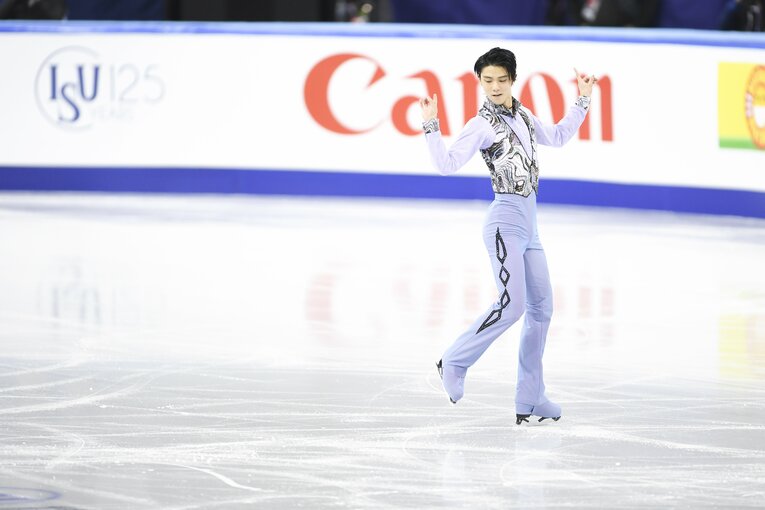 2017年2月、四大陸選手権のショートプログラム　©Asami Enomoto