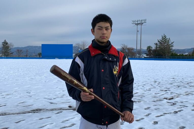 聖光学院で1年生の秋からレギュラーに君臨する坂本寅泰 ／ photograph by Genki Taguchi