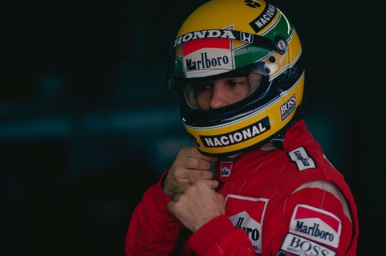 アイルトン・セナ ／ photograph by Makoto Kenmizaki