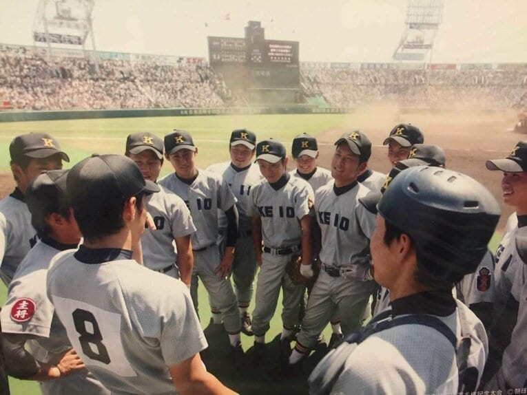 慶應高時代の兄・裕司さん／本人提供