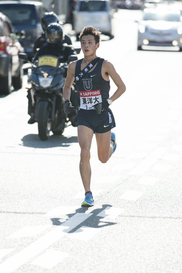 仙台育英OBの服部勇馬（東洋大→トヨタ自動車） ©BUNGEISHUNJU