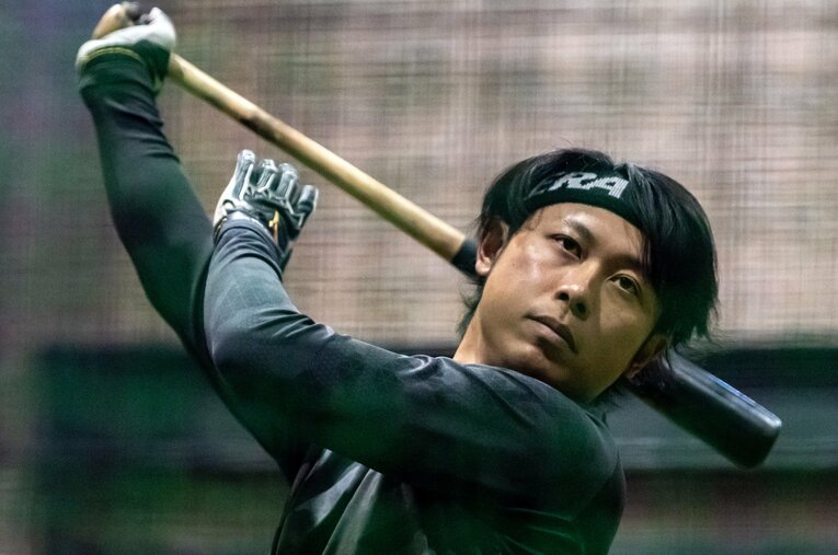 2016年に阪神にドラフト1位で入団、新人王も獲得した高山俊。今季からは二軍に新参入の新潟アルビレックスBCでNPB復帰を狙う ／ photograph by Takuya Sugiyama
