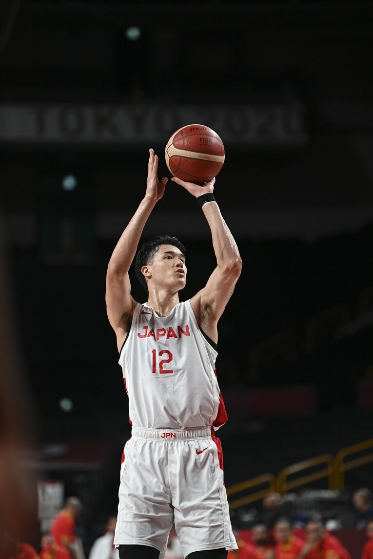 東京五輪に日本代表として出場した渡邊雄太　©JMPA