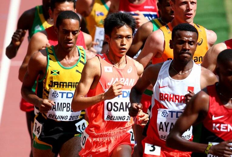 大迫傑、2015年の世界陸上にて　©Getty Images