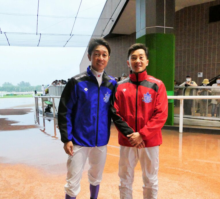 武豊騎手と　©Oaks Inoue