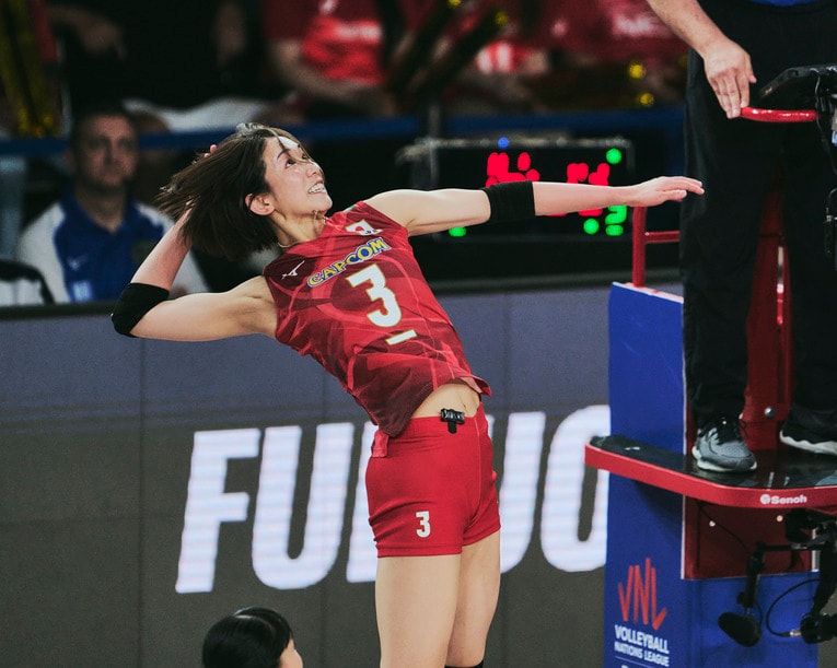 古賀紗理那（VNLアメリカ戦）©︎Yuki Suenaga