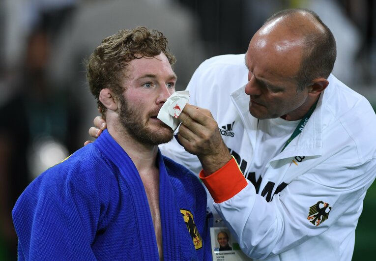 リオ五輪で選手のケアにあたるスポーツドクター　©Getty Images