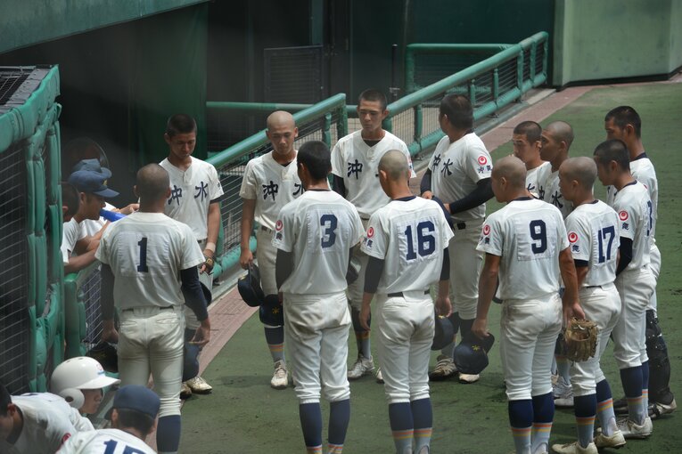 2025年夏の沖縄県大会3回戦。沖縄水産対興南　©Takarin Matsunaga