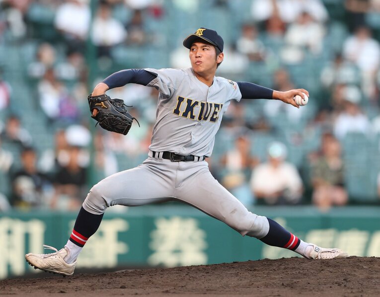 【“指名漏れ”の逸材たち③】仁田陽翔投手（仙台育英高）　©JIJI PRESS