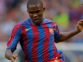 未開封レア！　FT　CHAMPS　12インチ（約30cm）　バルセロナ　エトー ft champs バルセロナ サッカーエトー 9番 FCバルセロナ フィギュア