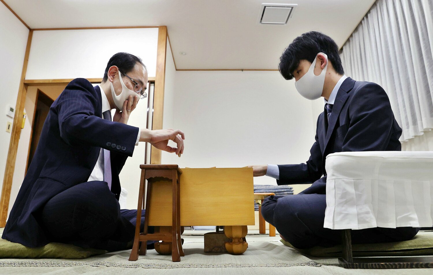 2020年11月の王将戦挑戦者決定リーグ戦にて（代表撮影） ©JIJI PRESS