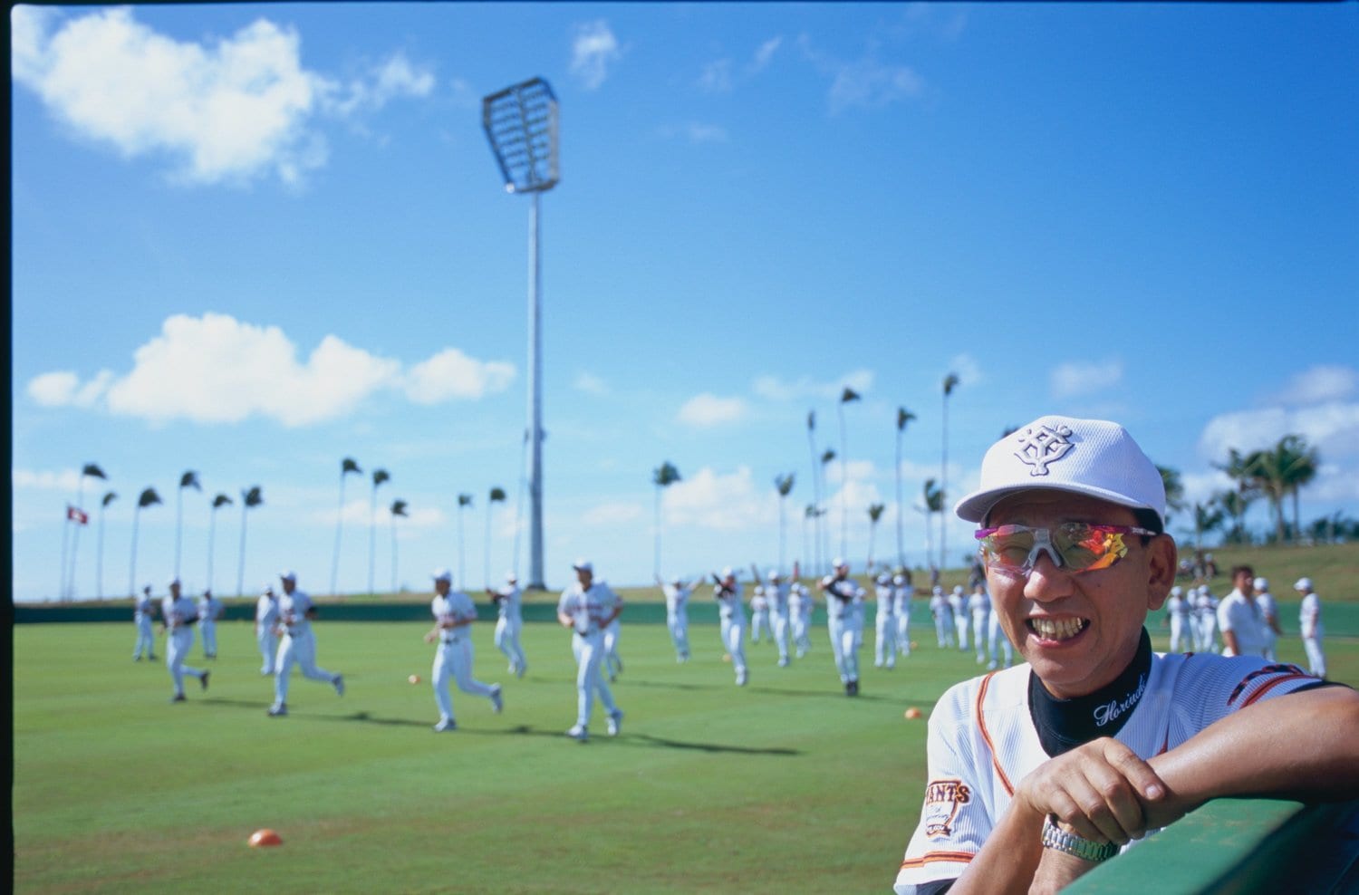 グアムキャンプでの堀内監督　(C)Hideki Sugiyama