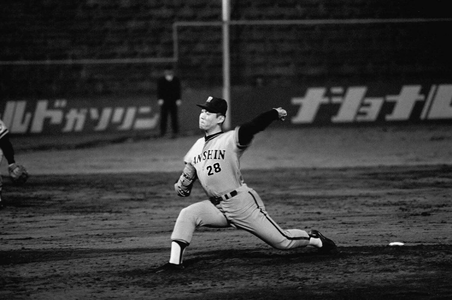 1970年の江夏豊。盲腸を患いながら300イニング以上を投げ、340奪三振をマークした ©JIJI PRESS