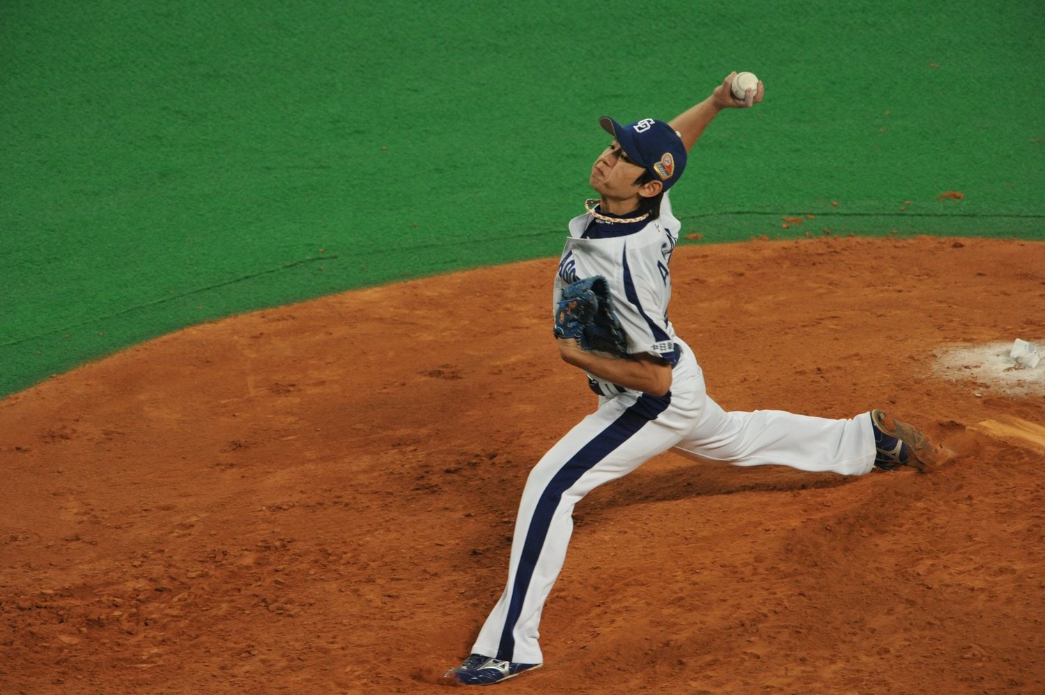 2010年の浅尾 ©Hideki Sugiyama