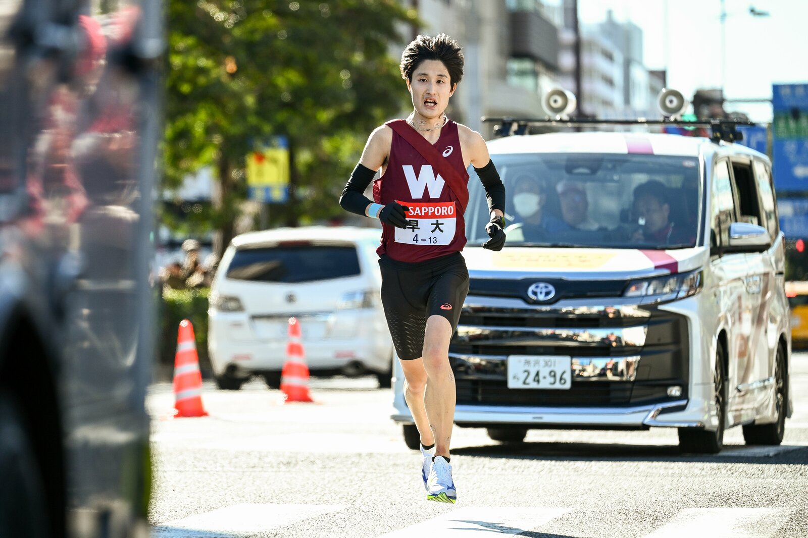 前回の箱根駅伝9区で区間2位の快走を見せた photograph by Nanae Suzuki