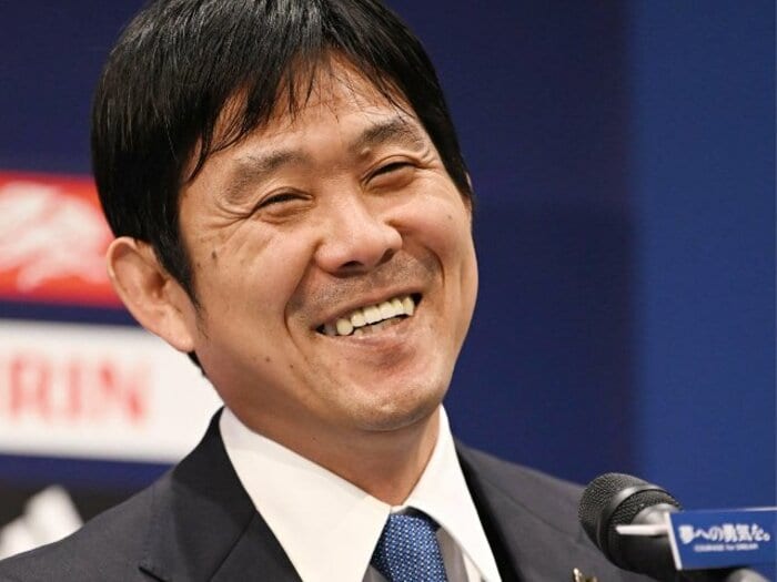 「彼女は地元で有名な美少女でした」日本代表・森保一監督は妻とこうして出会った…長崎の親友が証言する「本当にいい雰囲気の夫婦です」＜Number Web＞ photograph by JIJI PRESS