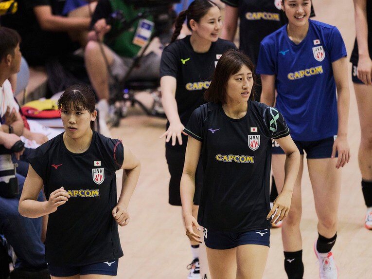 バレーボールネーションズリーグ 韓国戦　©︎Yuki Suenaga