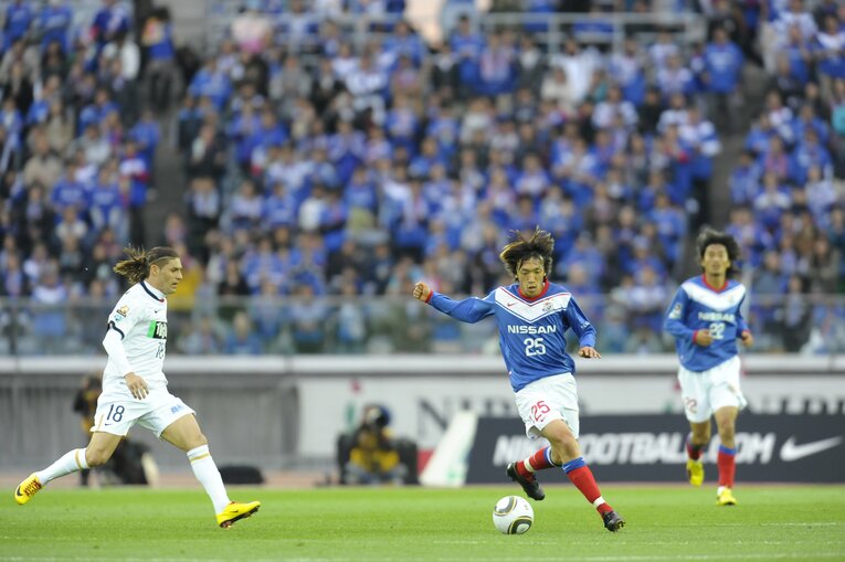 鹿島時代のマルキーニョス　©Toshiya Kondo