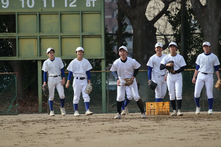 定期的に行われる、水戸三と水戸一の合同練習の様子 ©Yuki Kashimoto