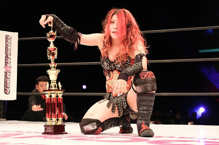林下詩美はその知名度を上回る本物の実力で女子プロレスの新時代を築いていく ／ photograph by Norihiro Hashimoto