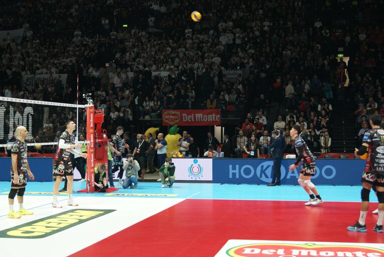 ペルージャの試合前練習（コッパ・イタリア準決勝）©︎Takashi Yuge