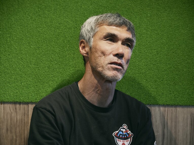 ディナー営業までの合間でインタビューに応じてくれた盛田さん　©︎Yuki Suenaga