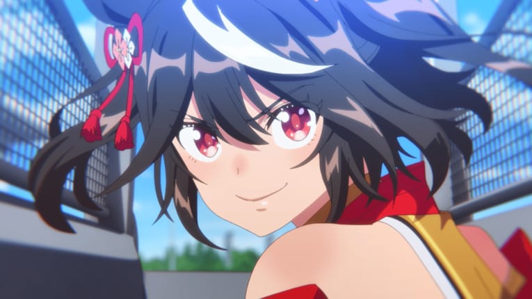 第1話は本作の主人公のひとり、キタサンブラックのレースシーンが中心に描かれる　©2023 アニメ「ウマ娘 プリティーダービー Season 3」製作委員会