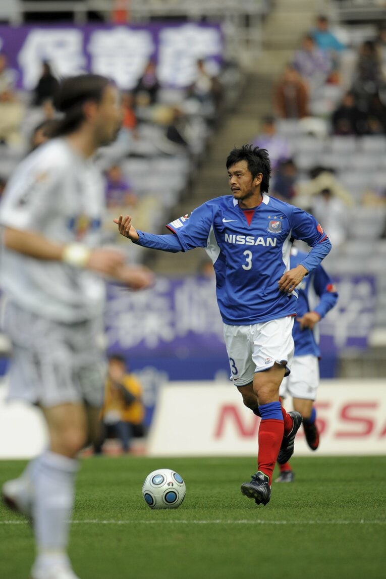 横浜F・マリノス時代の松田直樹 ©︎BUNGEISHUJU