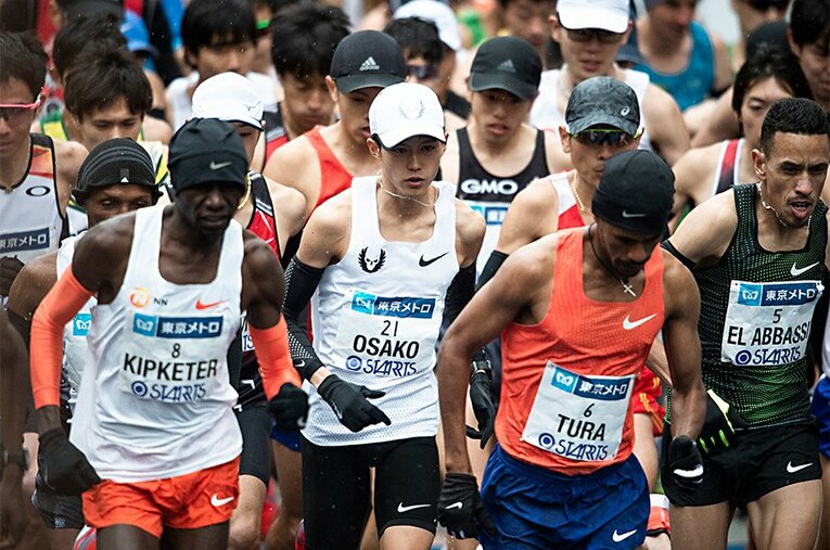 現在の規定のままだと、日本記録保持者・大迫傑がMGCで優勝をしても、五輪に出場できない可能性がある。 ／ photograph by Yuki Suenaga