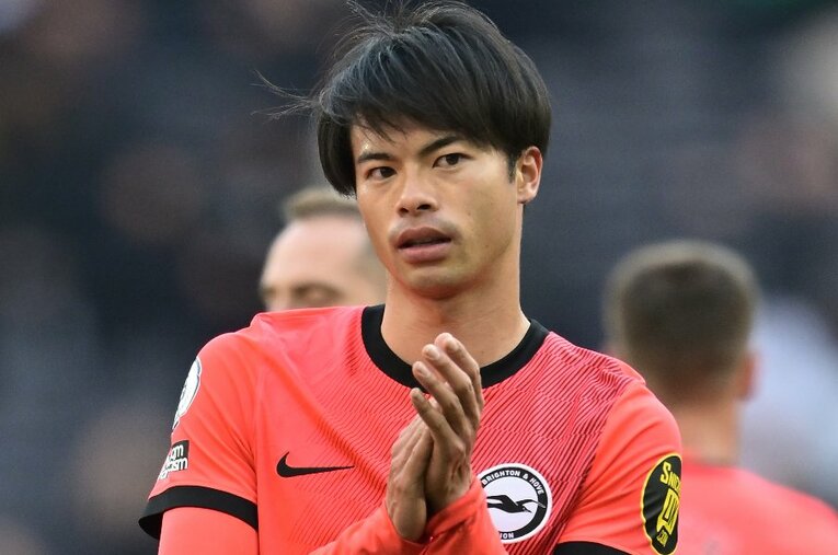 昨年9月、シーズン途中でブライトン監督になったデゼルビは三笘薫を積極的に起用。なぜイタリア人指揮官は三笘を“愛する”のか？　©Getty Images