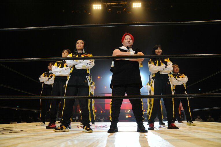 21年6月、一夜限りで復活したGAEA。長与千種に加え、里村明衣子の姿も　©Marvel Compony