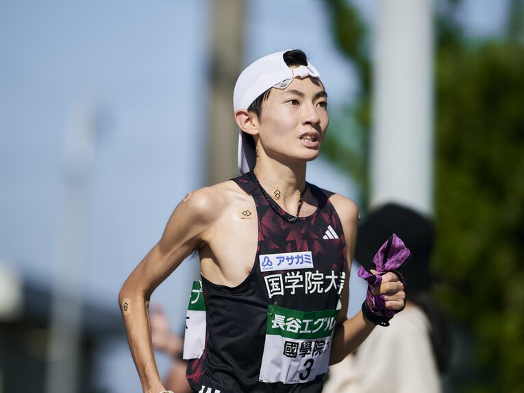 第56回全日本大学駅伝の7区で快走を見せた國學院大・平林清澄（4年）