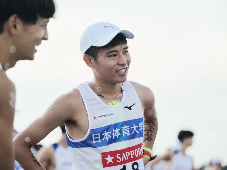 予選会での日体大　©Yuki Suenaga