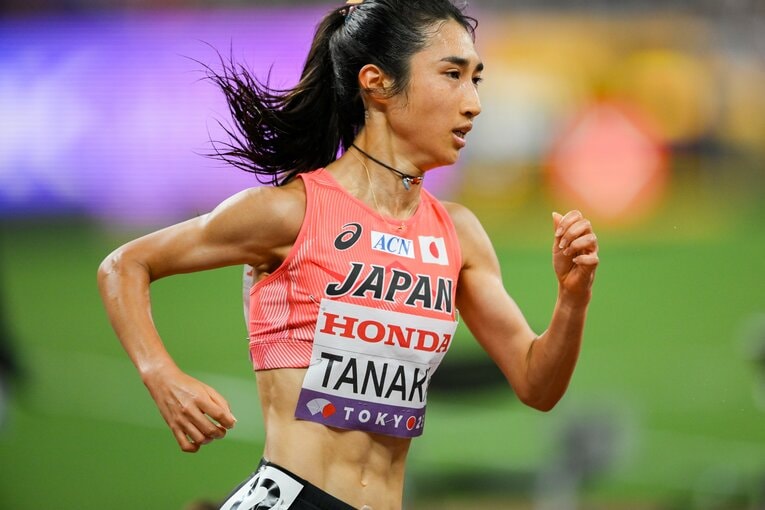予選落ちに終わった1500mの後に調子を上げ、5000mでは決勝進出した田中　©Nanae Suzuki