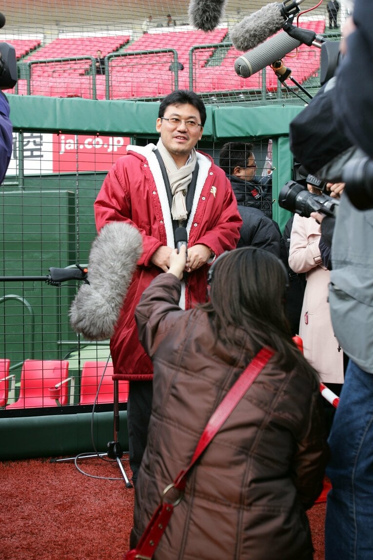 三木谷オーナー　©BUNGEISHUNJU