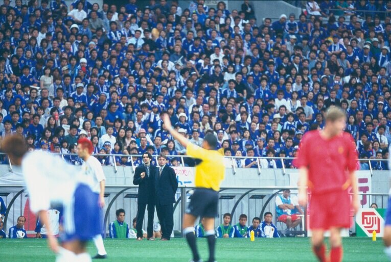 日韓W杯時のトルシエ監督　©Sports Graphic Number