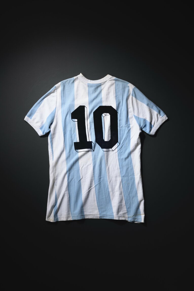 1982年W杯でマラドーナが着用したユニフォーム