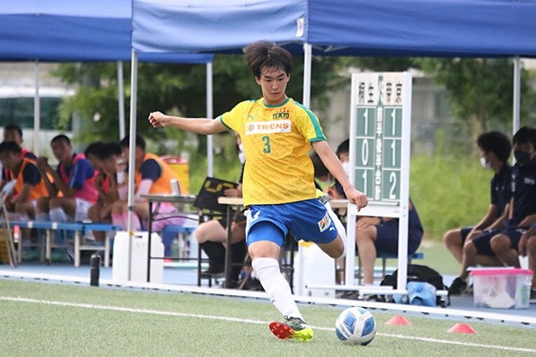 大きな期待を背負うDF入江羚介（2年）©︎Takahito Ando