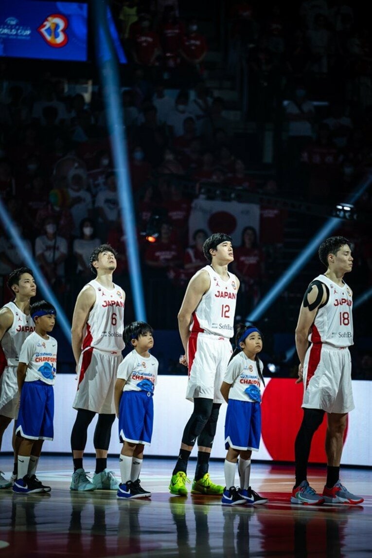 W杯フィンランド戦の渡邊雄太　©FIBA