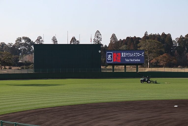 二軍キャンプも無観客で開催されている©Kou Hiroo