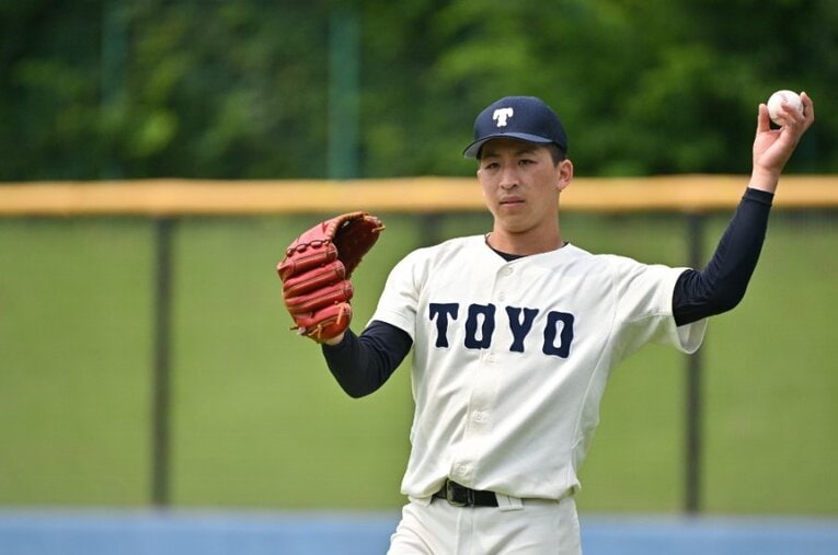 日本ハムが1位指名した細野晴希（東洋大）　©Hideki Sugiyama