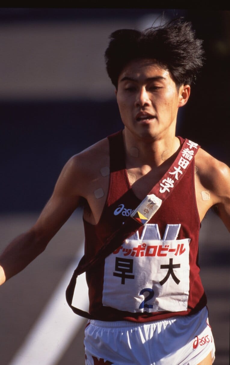 2区を走った早大のスーパースター、渡辺康幸　©JMPA