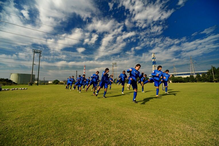 2007年のカターレ富山　©Tetsuichi Utsunomiya