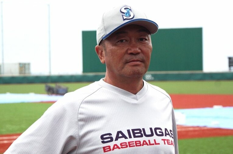 現在、社会人野球・西部ガスの監督を務める香田誉士史。今秋の日本選手権を最後に同チームの監督から退くことを明かした ／ photograph by Kei Nakamura