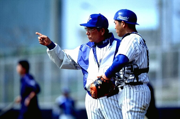 2001年、横浜監督時代の森祇晶　©Hideki Sugiyama