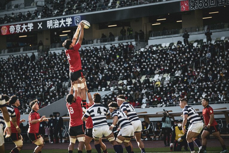 帝京大LO本橋拓馬（1年＝京都成章）　©︎Kiichi Matsumoto