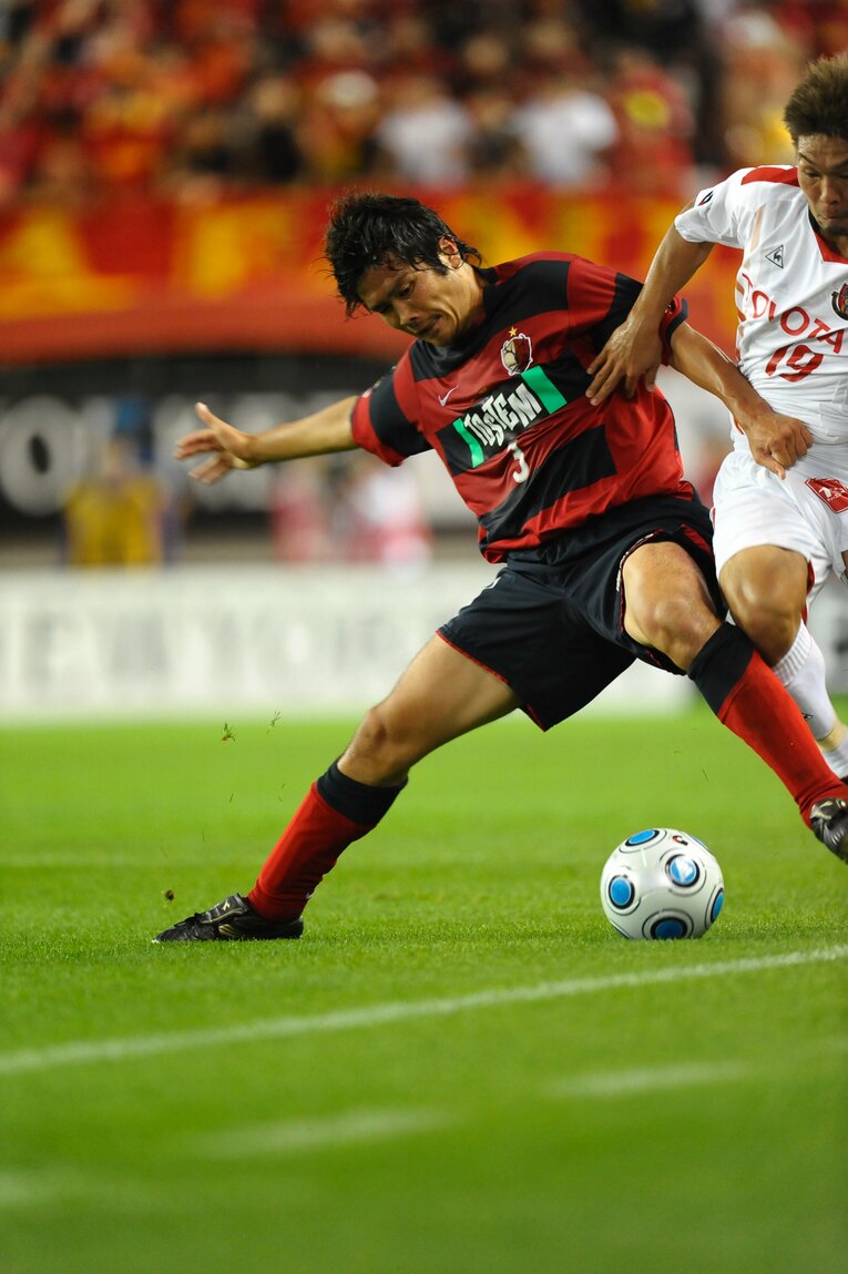 現役時代の岩政大樹　©Sports Graphic Number