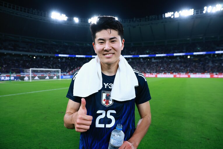 充実した表情を浮かべる鈴木淳之介　©︎JFA/AFLO